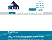 Tablet Screenshot of ersapack.com